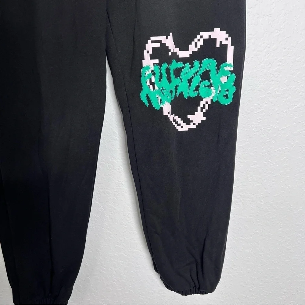Pangaia x Dua Lipa Sweatpants Women’s Small Future Nostalgia Tour Collab Black M